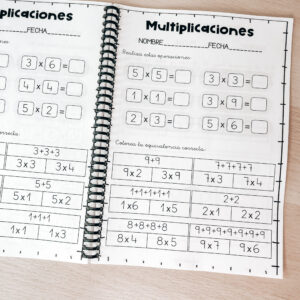 Cuadernillo matemáticas (2º primaria)