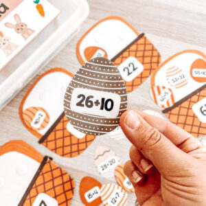 Cestas huevos - Cálculo mental