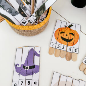 Puzzle de halloween (1-100)